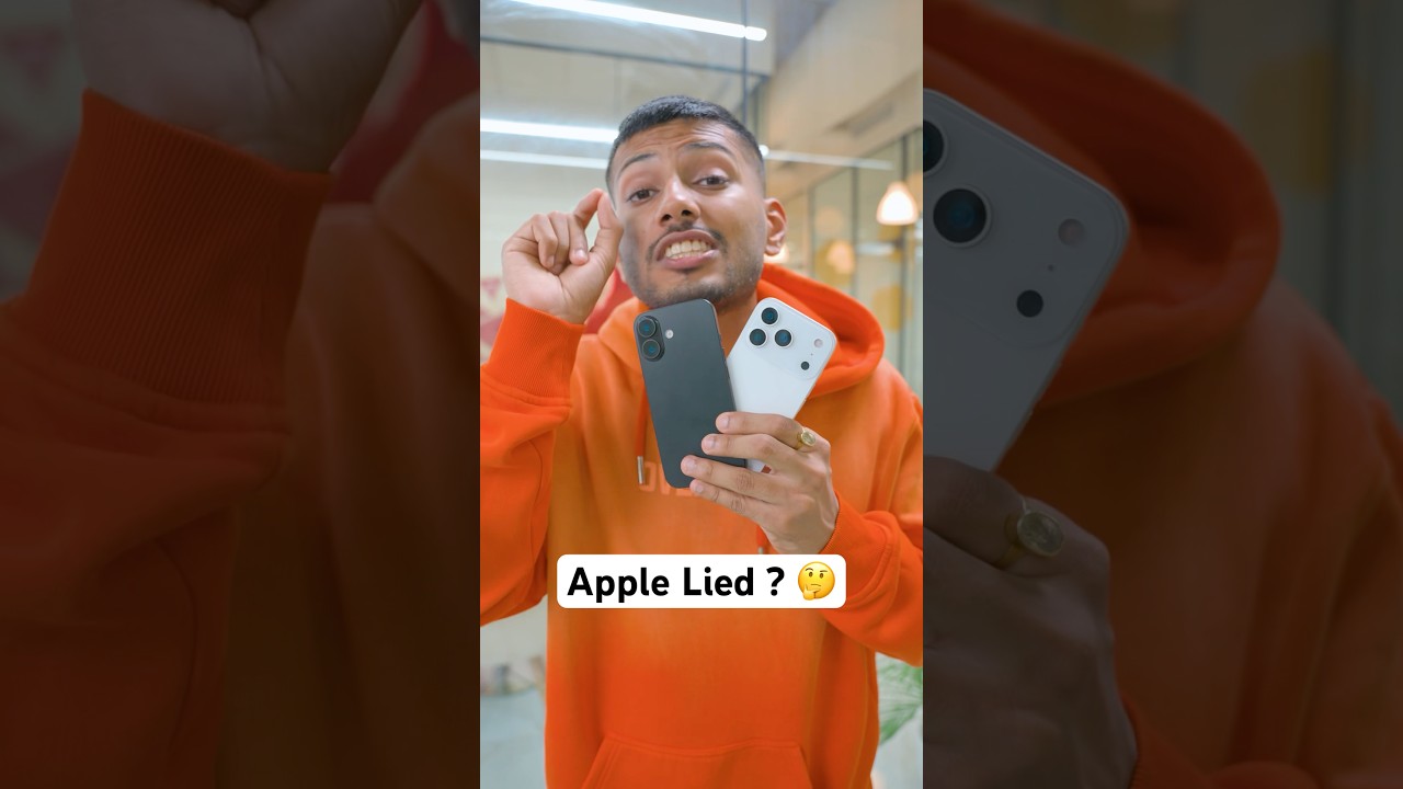Apple Lied ? 🤔. #shorts #apple #iphone17