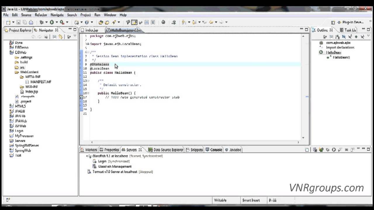 EJB 3.0 Tutorial For Beginners - Programming on J2EE