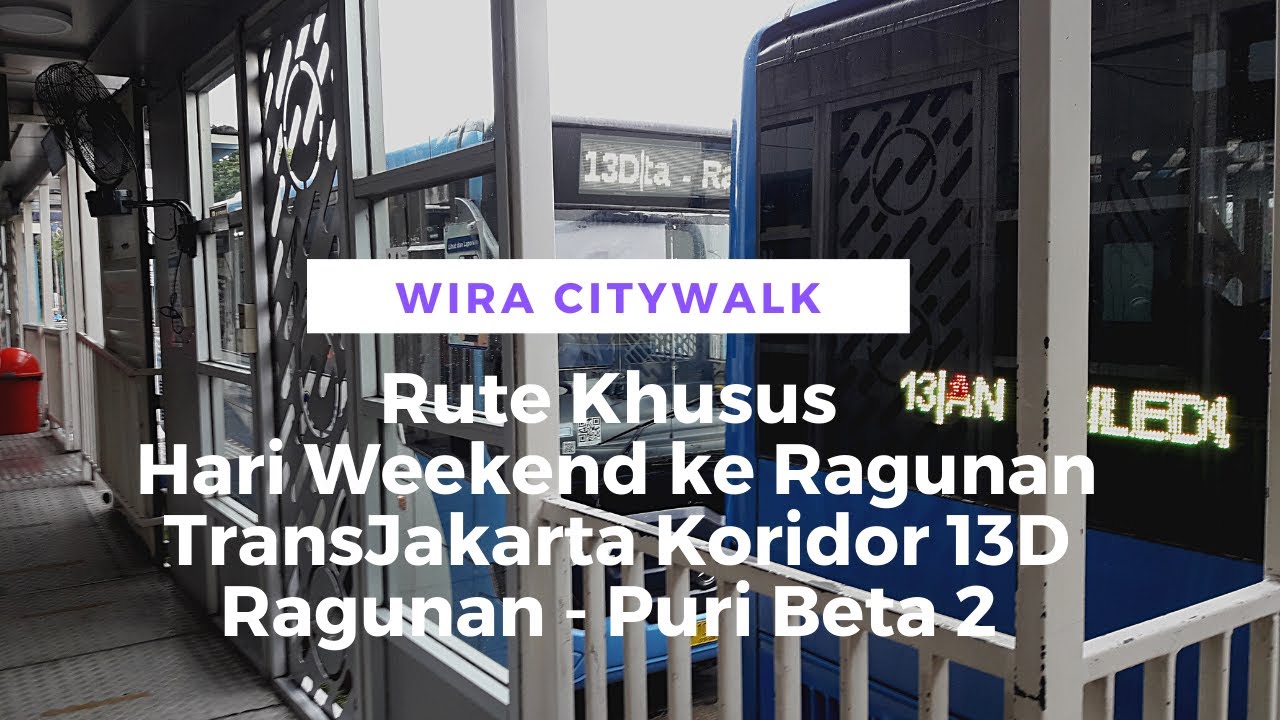 Rute Warga Ciledug Wisata ke Ragunan Zoo di Hari Weekend dengan TransJakarta Koridor 13D