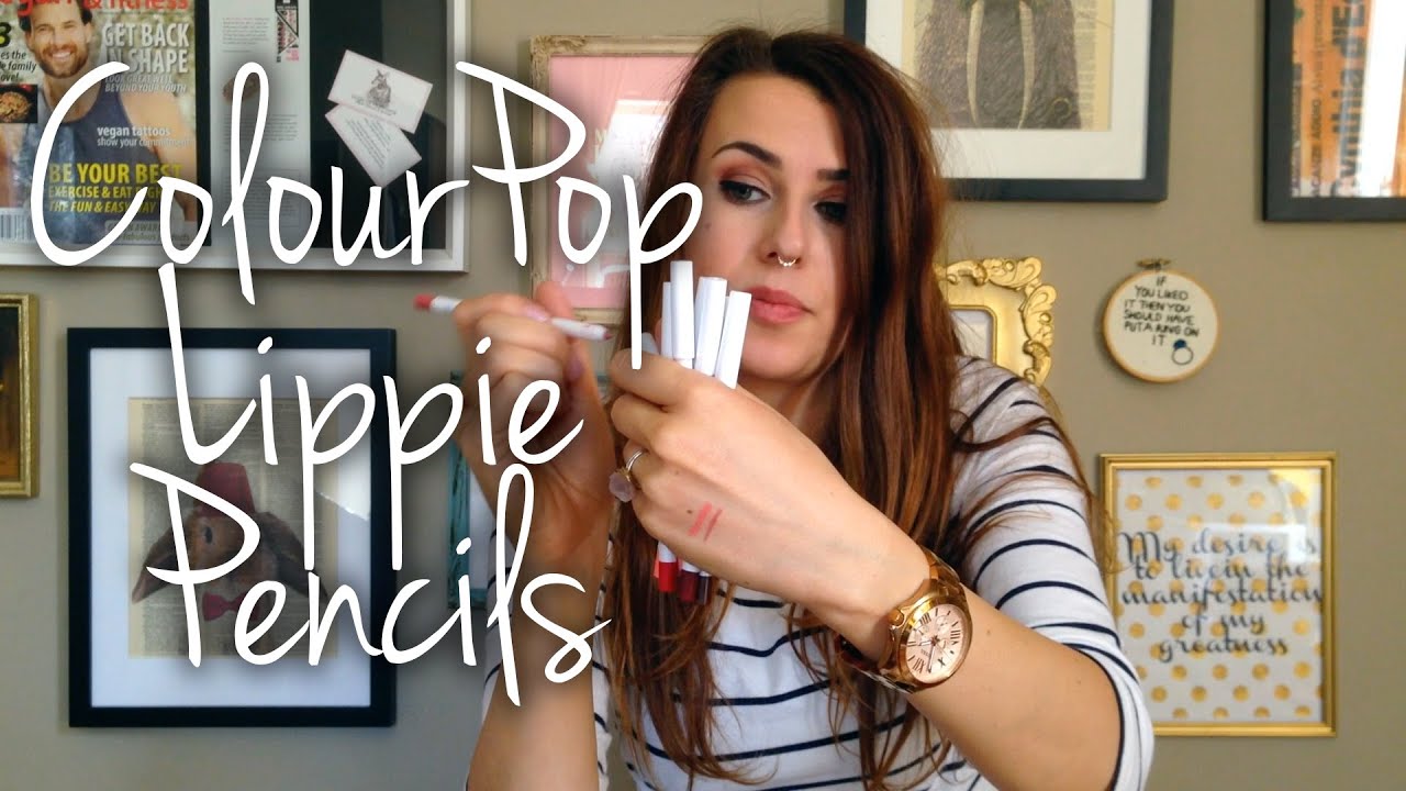ColourPop Lippie Pencil Swatches & Haul (Cruelty-free!) - Logical Harmony