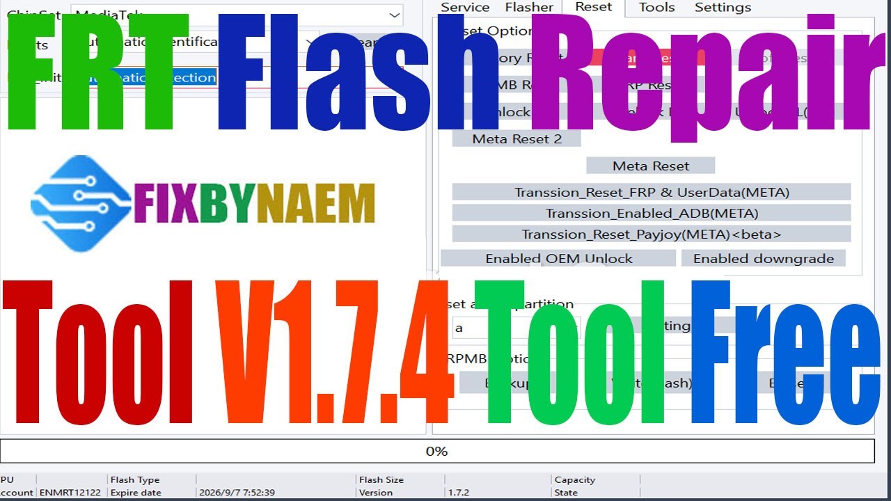 FRT Flash Repair Tool V1.7.4 Tool Free