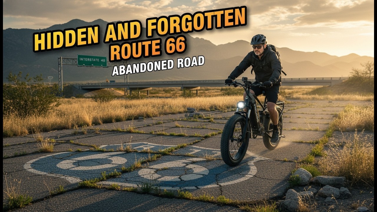 Я нашел забытый фрагмент трассы Route 66 в Альбукерке.