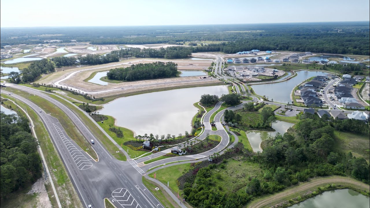 River Landing by Taylor Morrison Drone Tour Wesley Chapel Florida April 22nd 2023 #flywesleychapel