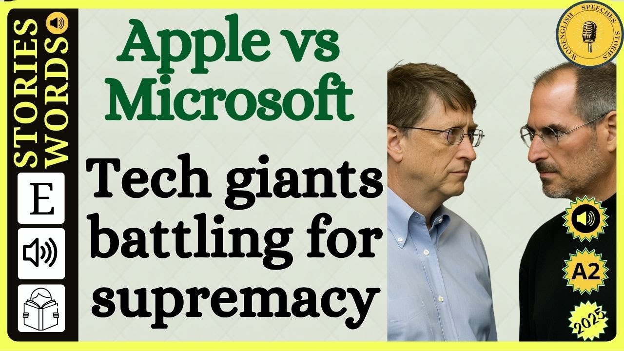 Apple против Microsoft || Оцениваемый читатель || Улучшите свой английский