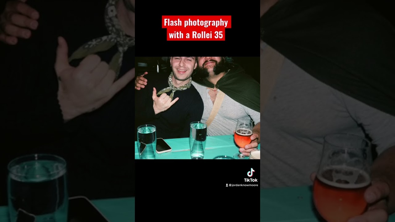 Rollei 35 flash photography