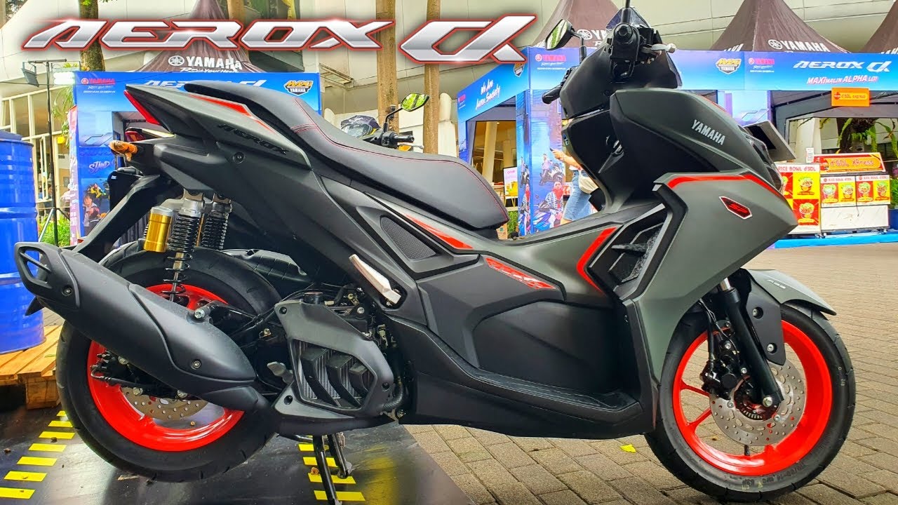 New 2025 Yamaha AEROX Alpha Turbo (Matte Dark Grey) - The Ultimate MAXi Scooter Bike!