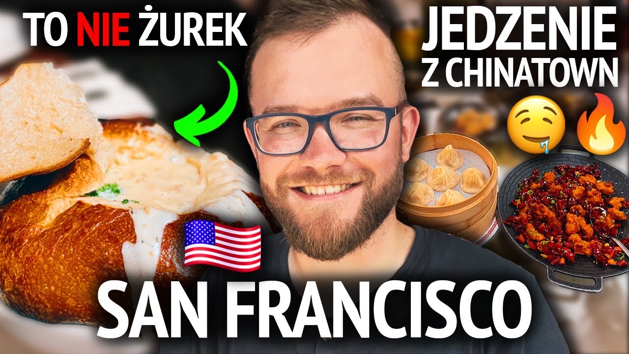 JEDZENIE w SAN FRANCISCO: jemy na Chinatown i próbujemy chowder oraz cioppino (2022) GASTRO VLOG 501