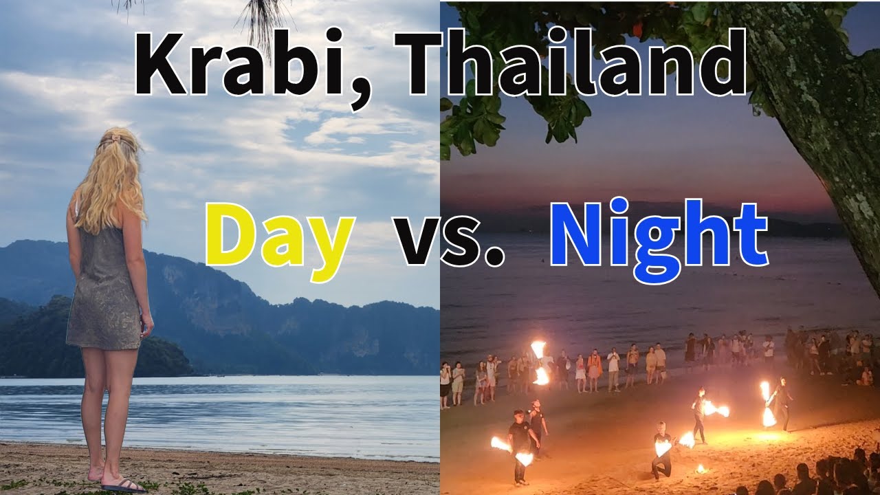 Krabi, Thailand Part1| Around Ao Nang DAY vs. NIGHTLIFE