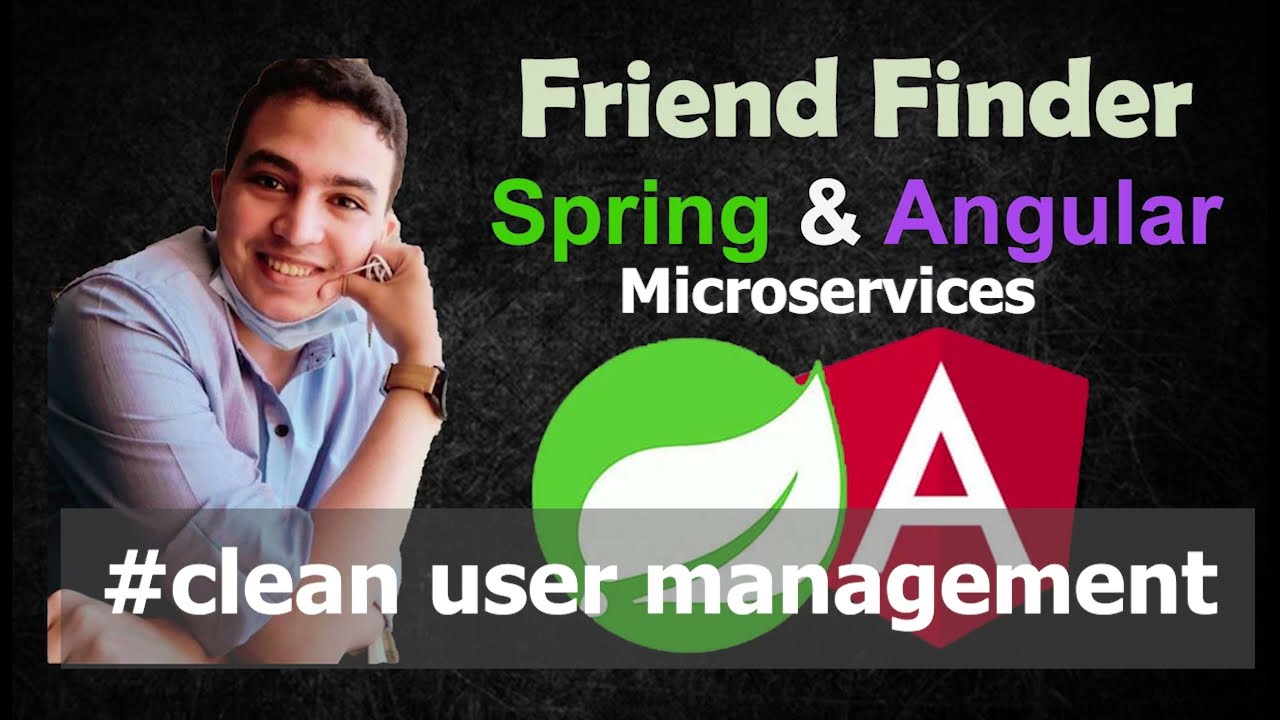 Spring boot micro services + angular (clean user management)