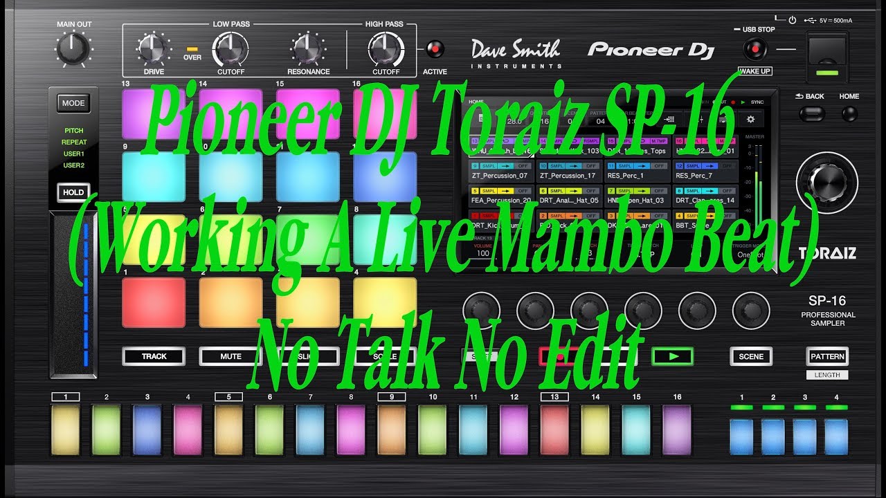 Pioneer DJ Toraiz SP-16 (Working A Live Mambo Beat) No Talk No Edit