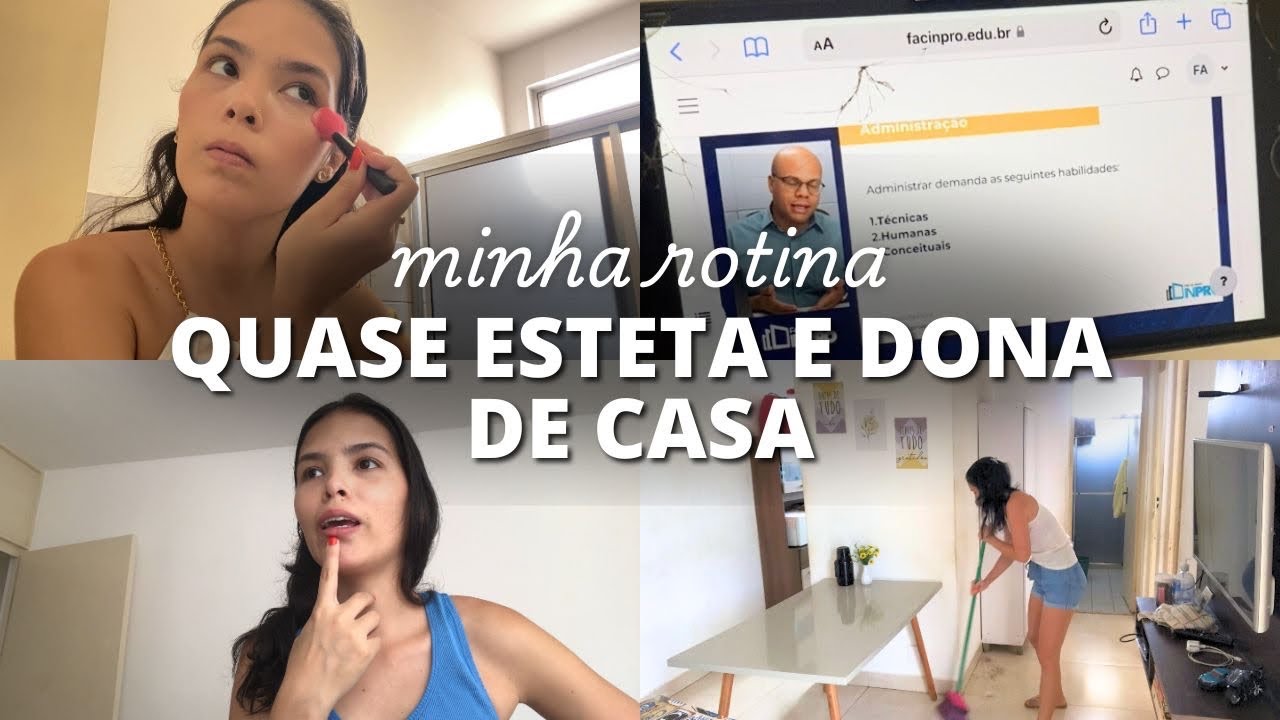 В реальной жизни: медсестра, которая почти что косметолог, уборка квартиры, уход за кожей и учёба.