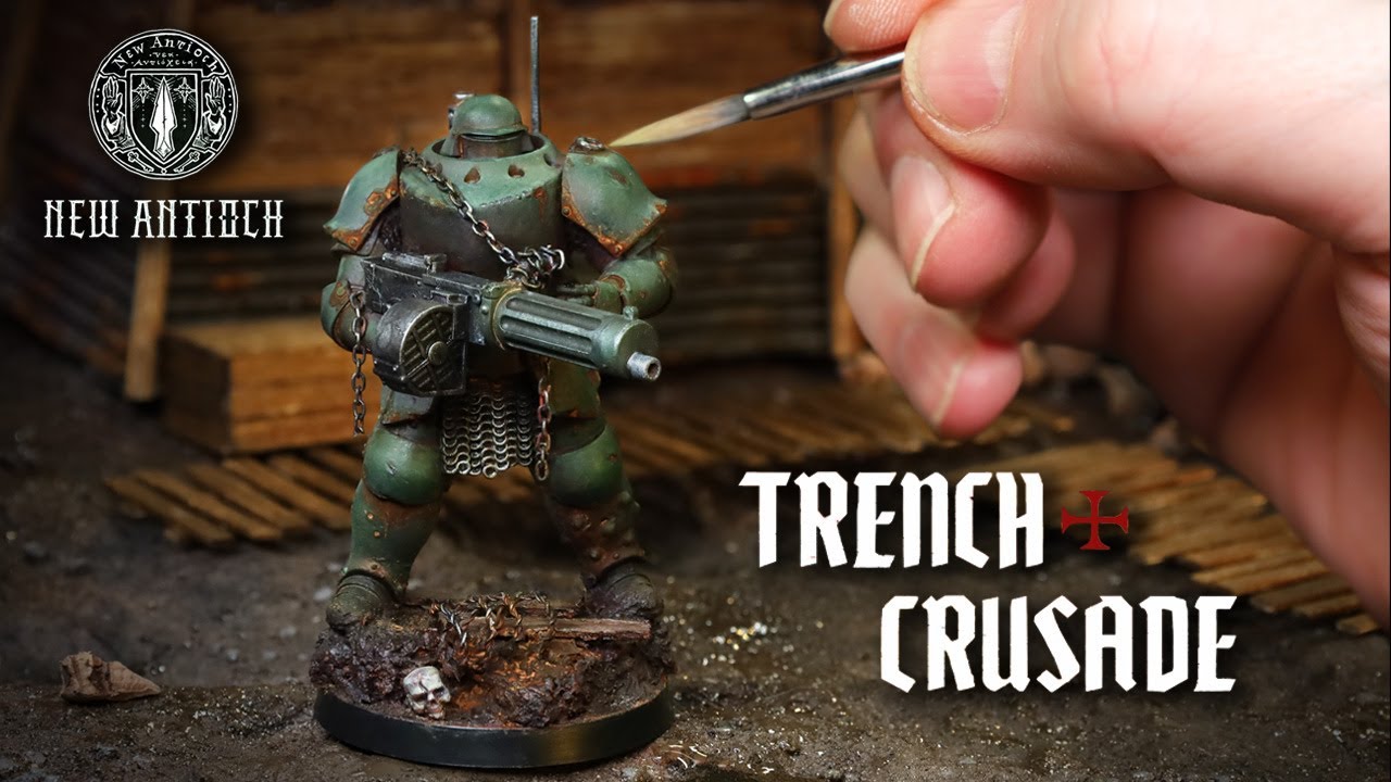 Painting Trench + Crusade Mechanized Heavy Infantry - New Antioch Grimdark Dirty Down Rust Tutorial