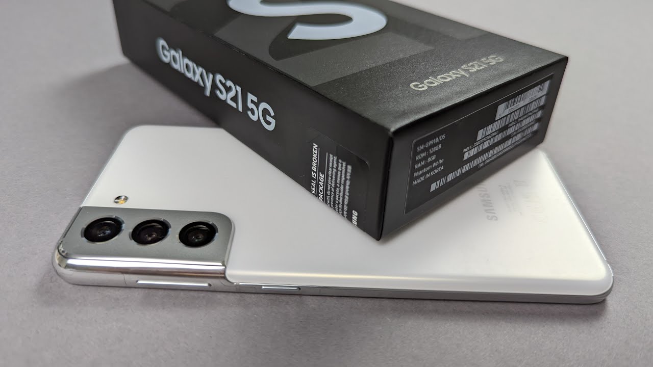 Samsung S21 White, Unboxing