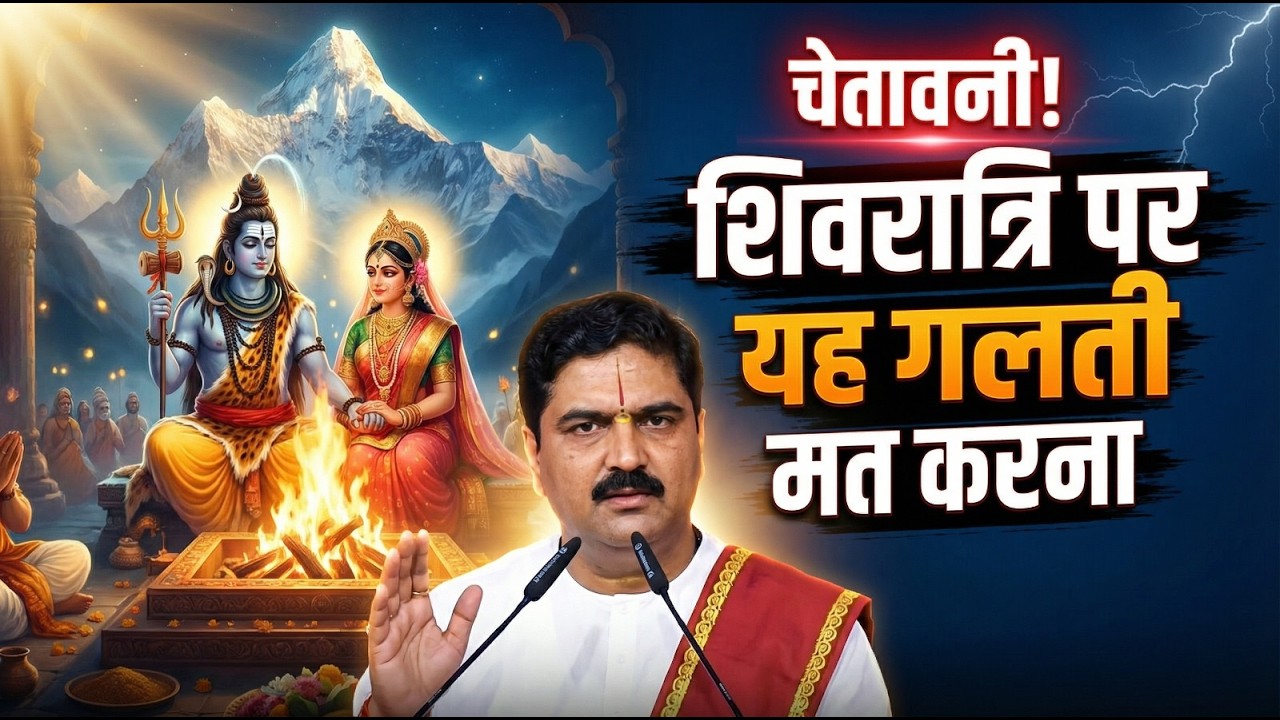 चेतावनी: शिवरात्रि पर यह गलती मत करना, वरना आप आशीर्वाद से वंचित रह जाएंगे। Pujya Rajan Jee