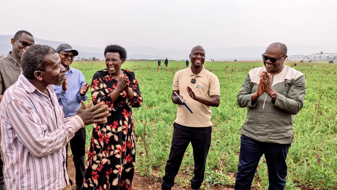 PM Dr. Nsengiyumva visited Nasho Solar-powered Irrigation Project | 8 August 2025