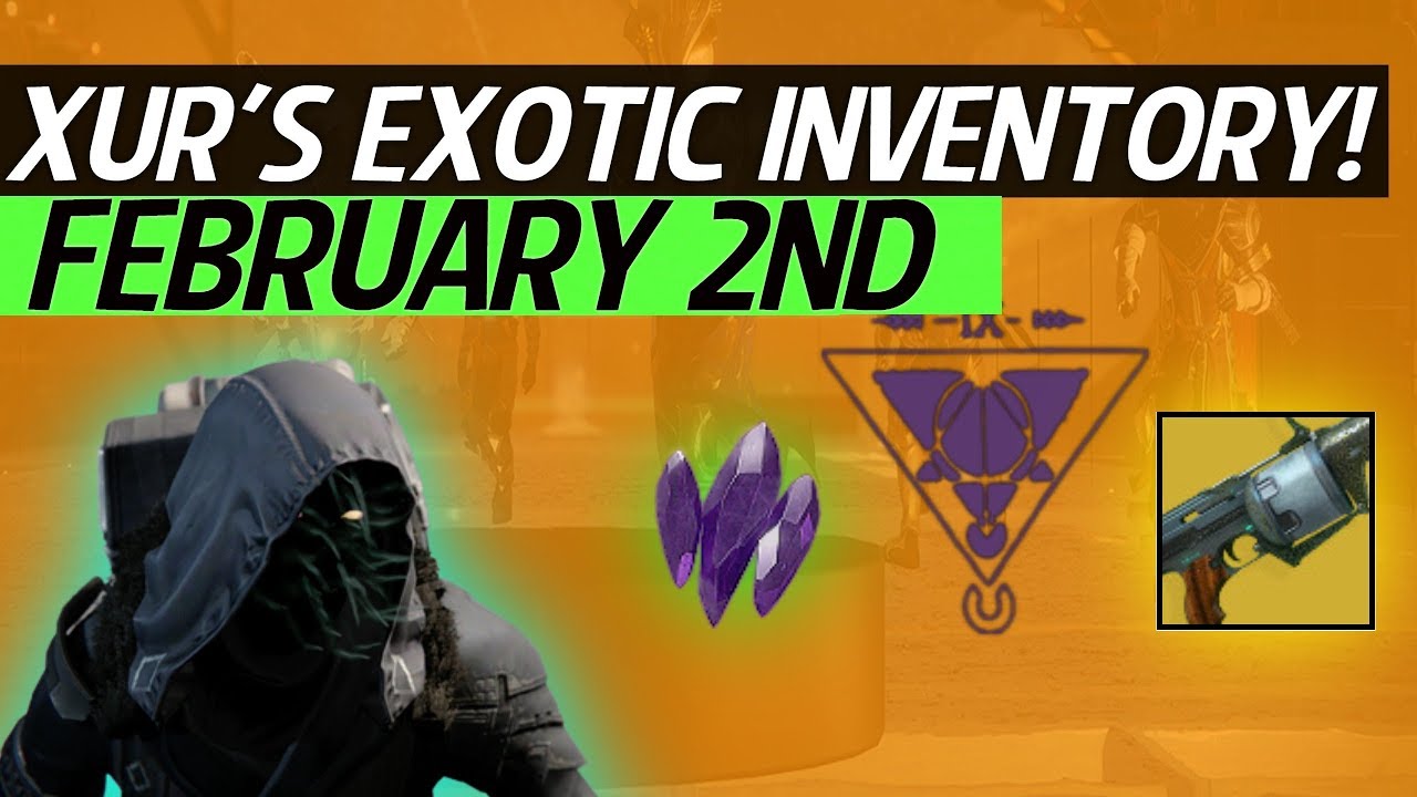 Destiny 2 - New Xur Location & Exotic Inventory! Xur Exotic Gear & Weapon! (Feb 2nd)