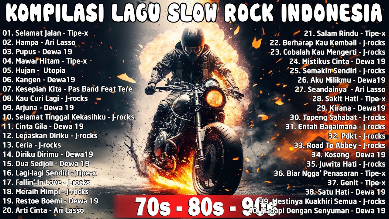 Lagu Slow Rock Indonesia Populer Era '90 an
