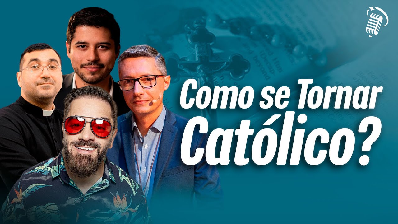 COMO SE TORNAR CATÓLICO? | [CO-HOST VILELA] + PE. DOUGLAS, PROF. ARIEL E TONON | SANTOFLOW #369