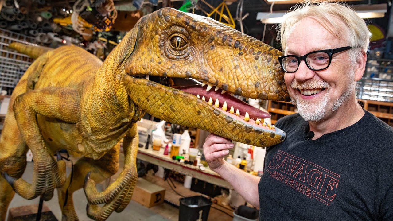 Adam Savage's Dino Build: Painting the Raptor! (Ep 4)