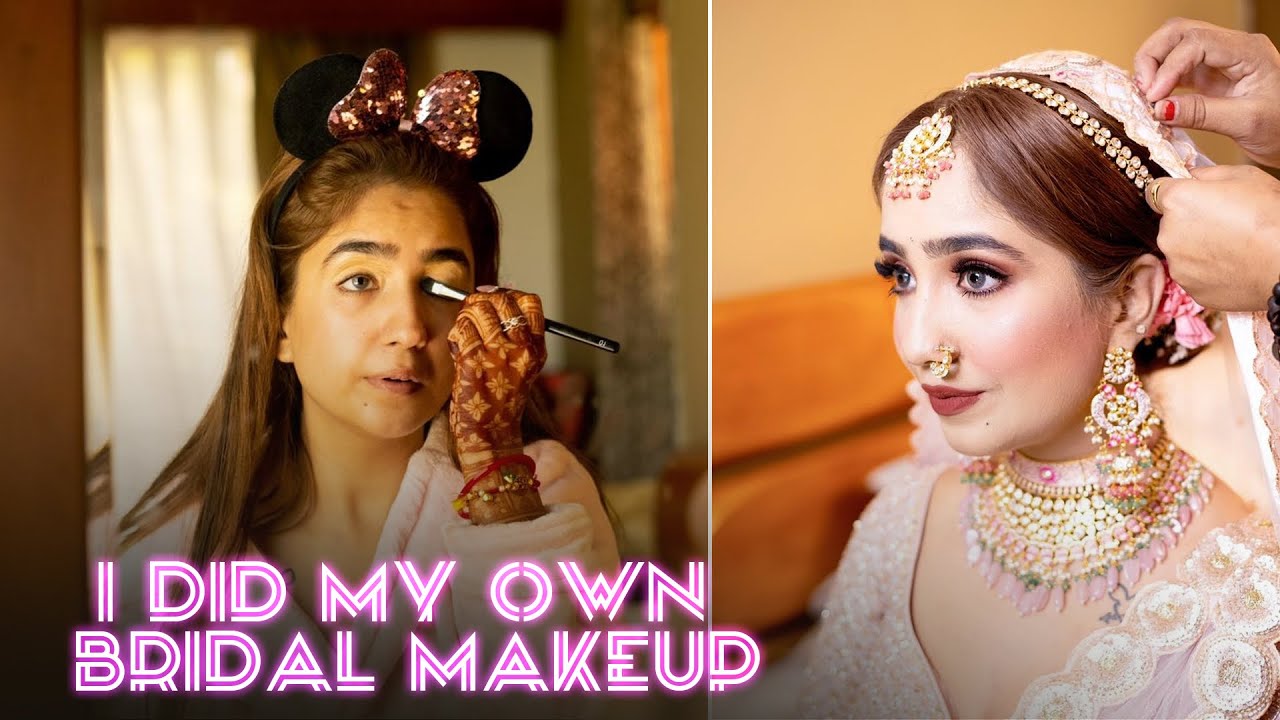 I did my own bridal makeup | How to do bridal makeup tutorial.