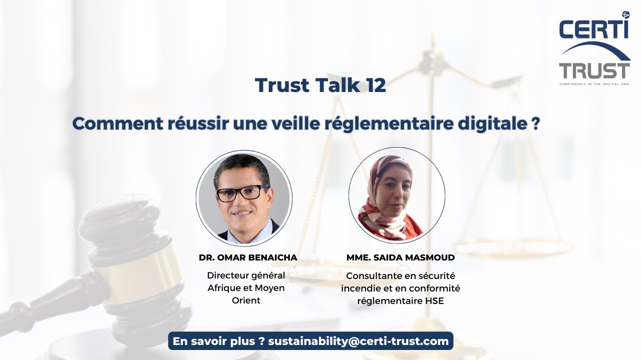 Trust Talk 12 : Comment réussir une veille réglementaire digitale ?