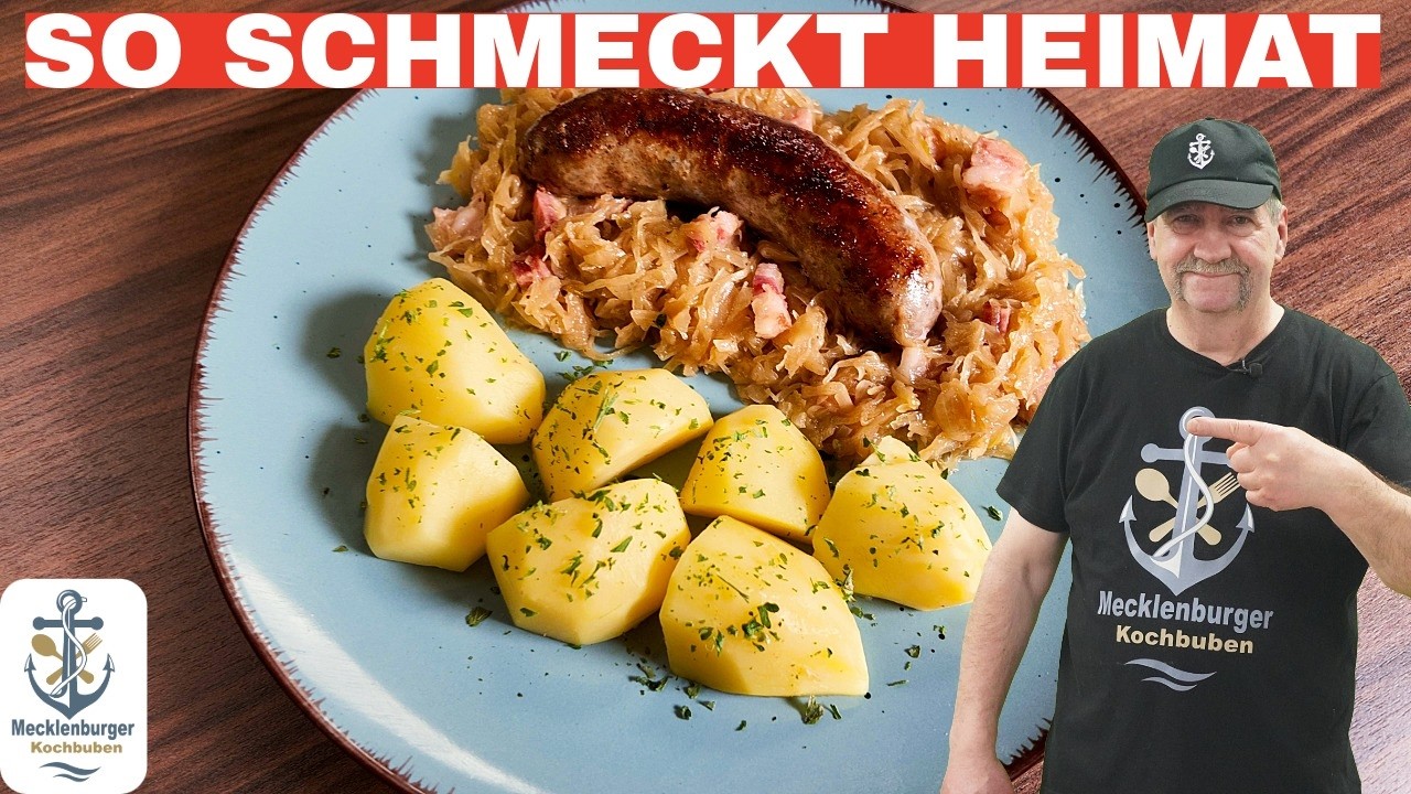 Kochbuben Bratwurst mit Sauerkraut - So schmeckt Heimat