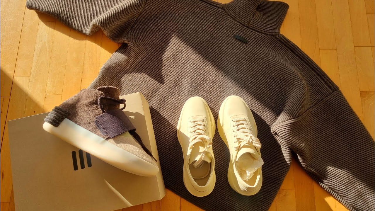 FEAR OF GOD ATHLETICS SHOES &OTTOMAN WOOL SWEATER 8TH COLLECTION