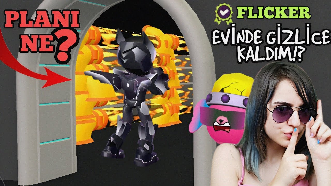 PK XD FLİCKER EVİNDE GİZLİCE KALDIK🤫 GİZLİ PLANI ÖĞRENDİK😨 |WE SECRET AT PK XD FLICKER HOME|ÖZGÜŞ TV