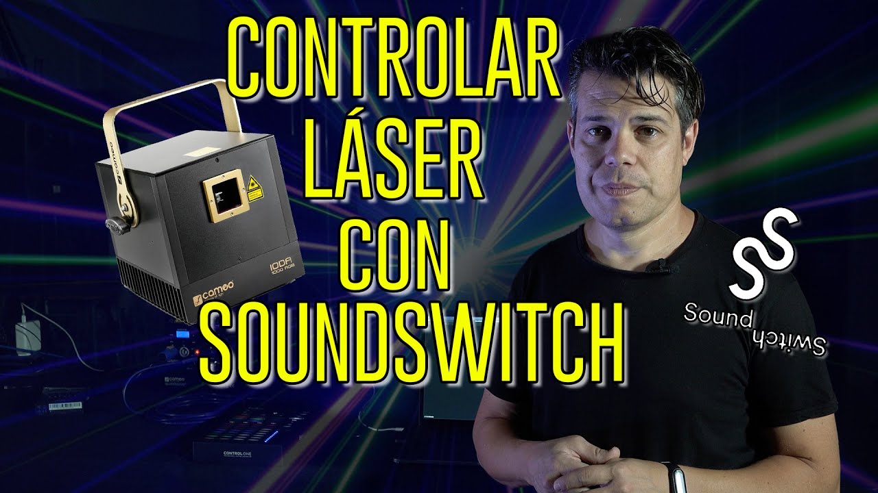 Controlando un Láser con SoundSwitch 🚨🚨 🚥🚥