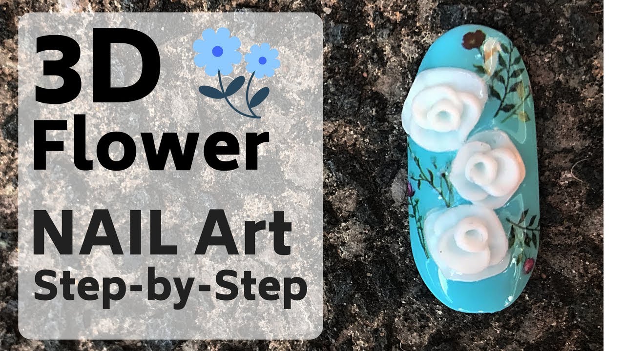 3D Flower Nail Tutorial 💐 Missu 4D Gel Flower 1