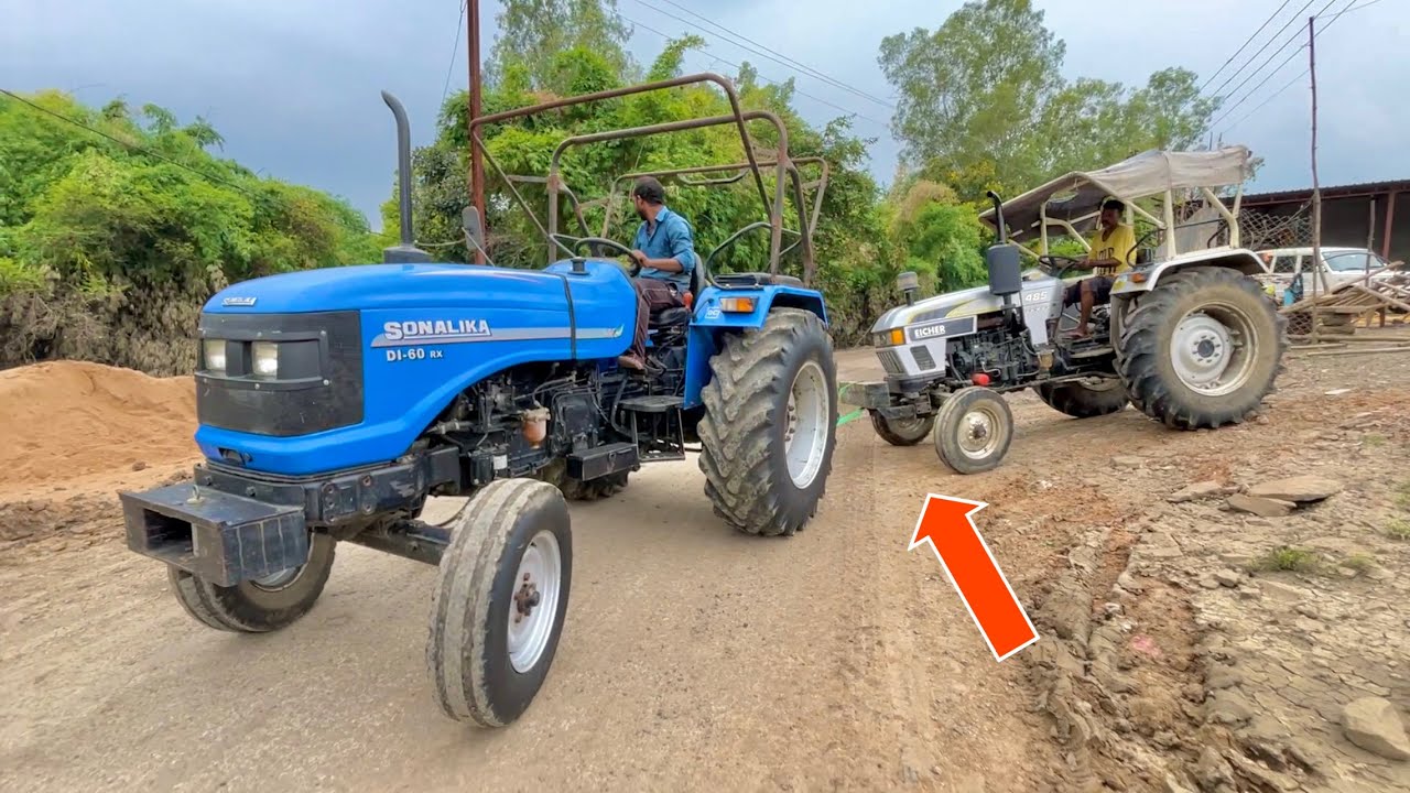 Eicher 485 को भेज दिया वर्क्शाप और आज ही JCB 3dx भी हो गयी चालू 😎