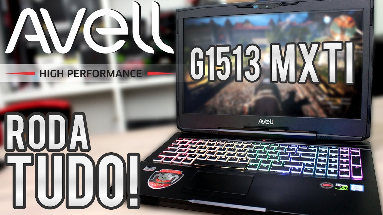 Avell G1513 MXTi - Notebook GAMER 