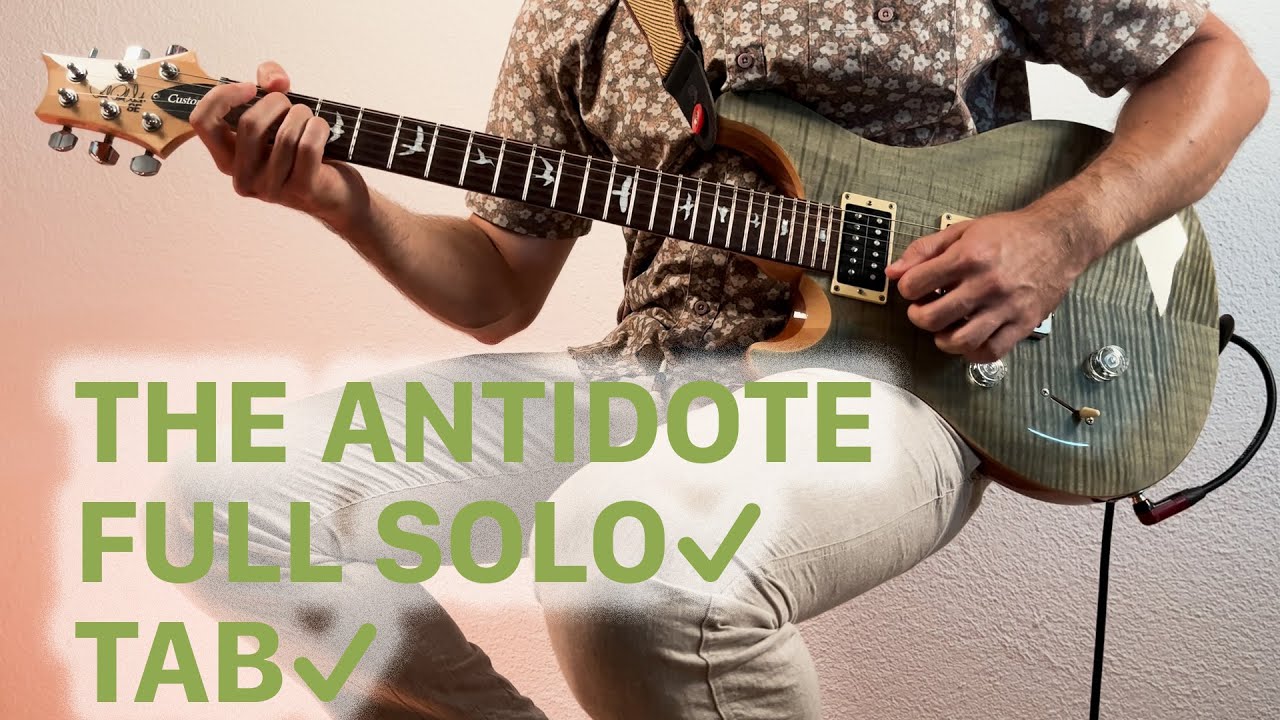 Story of the Year - The Antidote (Guitar Cover with Tab)