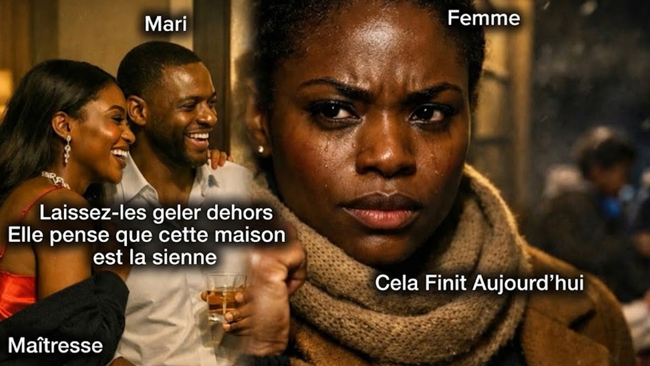 ENFANTS ET BAGAGES DANS LE FROID TANDIS QU'IL EST AVEC SA MAÎTRESSE : SA VENGEANCE TERRIBLE!