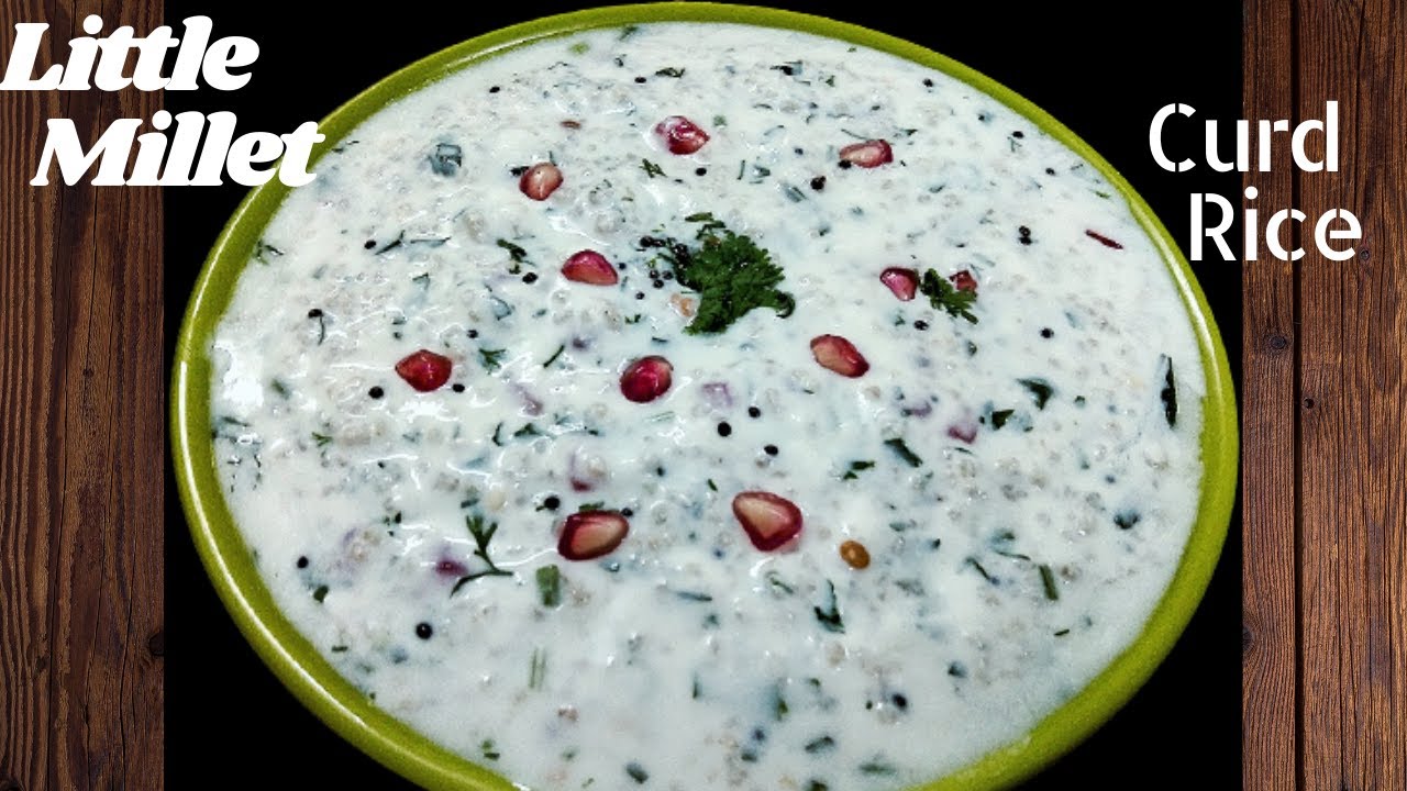 Little Millet Curd rice recipe | Thayir sadam | how to cook Millet |Little Millet Recipes | Millets