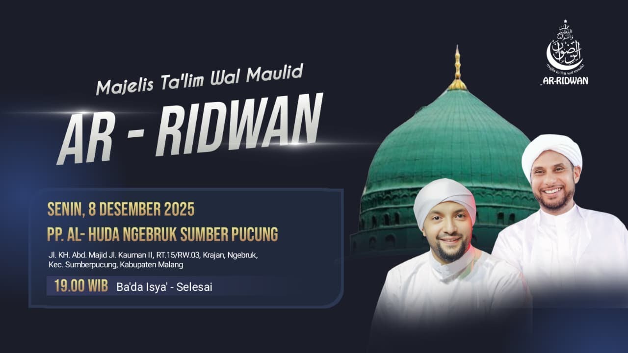 LIVE | Jalsatul Itsnain Majelis Ta'lim Wal Maulid Ar Ridwan |  Ponpes Al-Huda Ngebruk Bersholawat