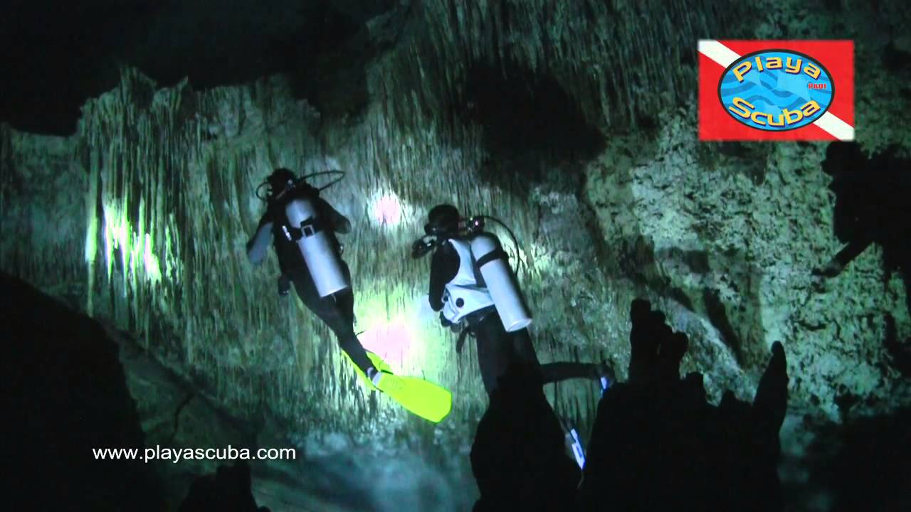 Cenote Chac Mool and Kukulkan Cavern diving in the Yucatan with Playa Scuba Dive Center