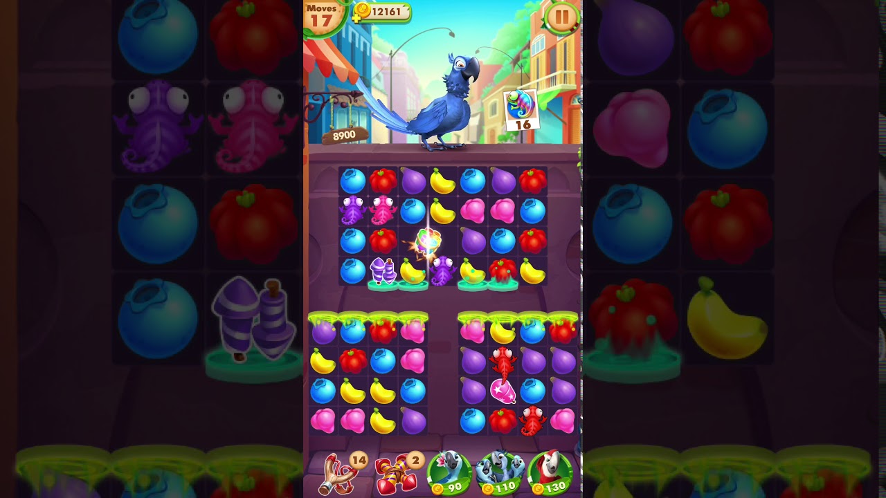 Rio: Match 3 Party Level 197 Stage 1