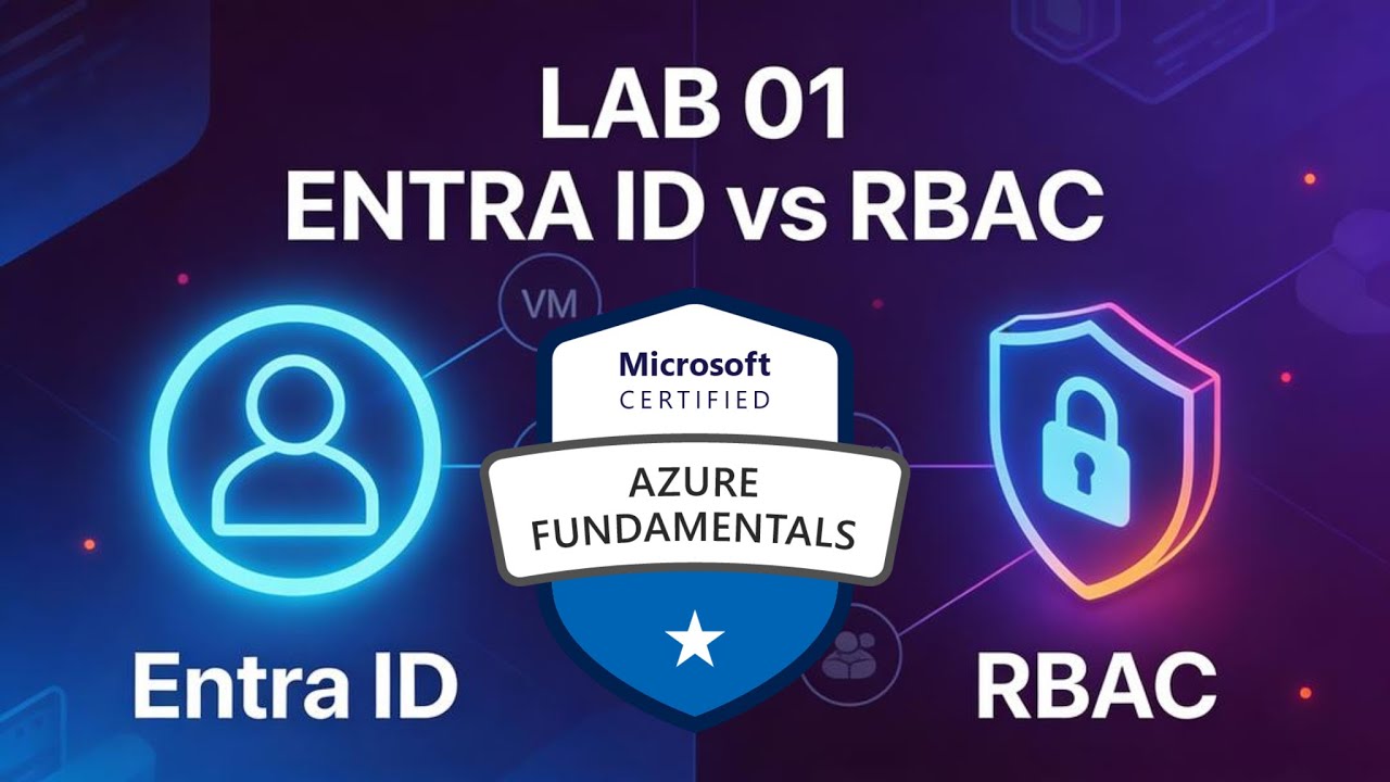 AZ-900 na Prática (LAB 01): Portal do Azure + Entra ID x RBAC + Hierarquia do Azure | Aula 13
