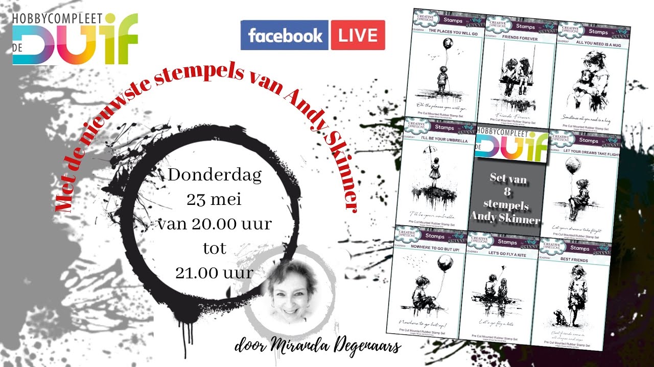 Miracle stamping with Andy Skinner design stamps