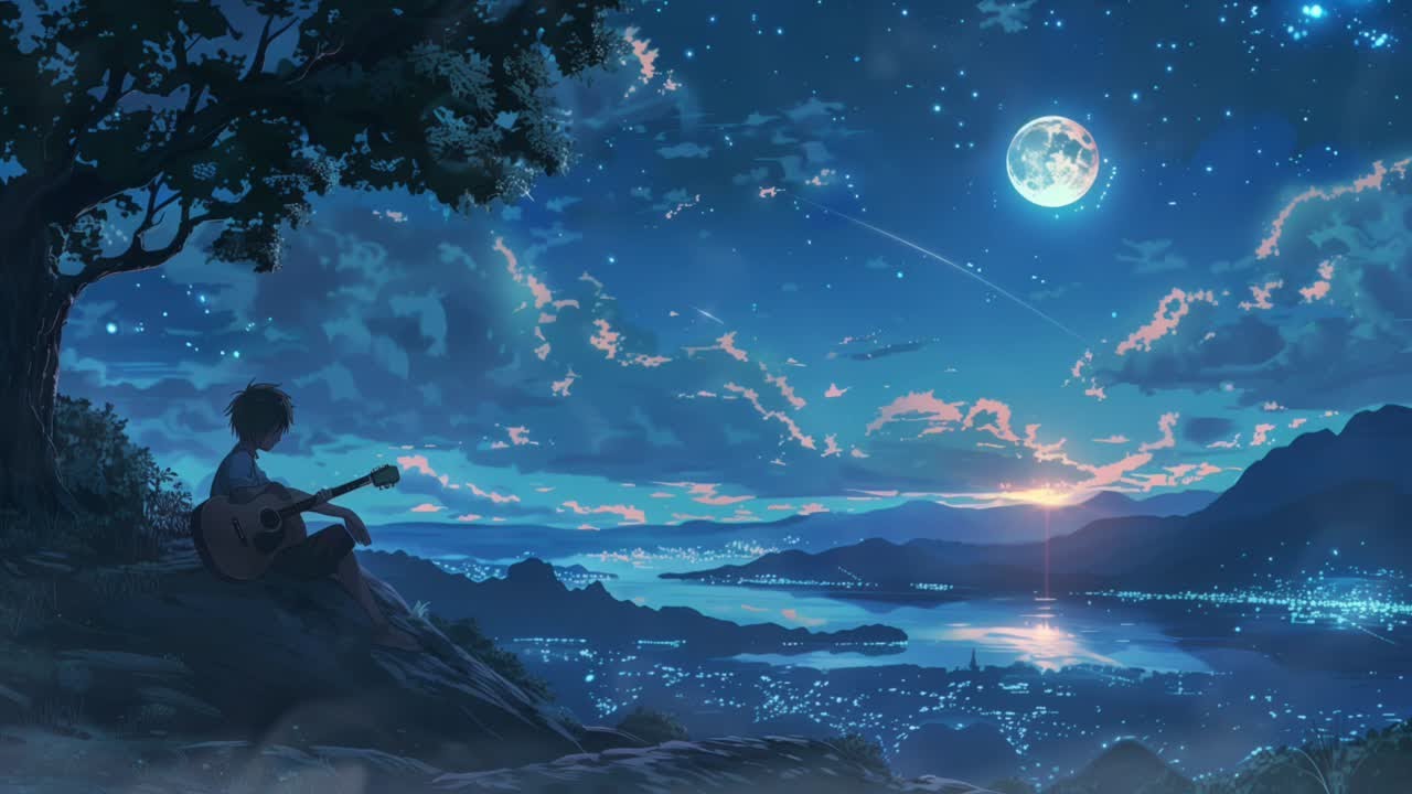 🎶 Relaxing Guitar Music for a Peaceful Escape Under the Stars 🌌
