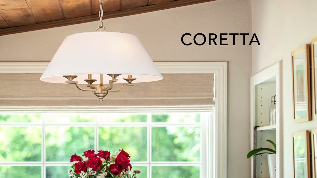 Transitional Lighting | Updated Light Fixtures | Upscale Lights | Coretta by Golden Lighting