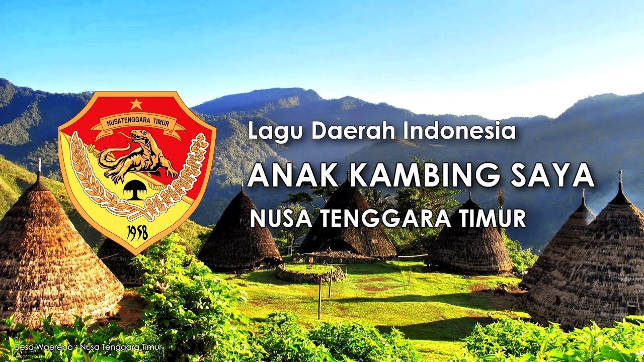 Anak Kambing Saya - Lagu Daerah NTT (dengan Lirik)