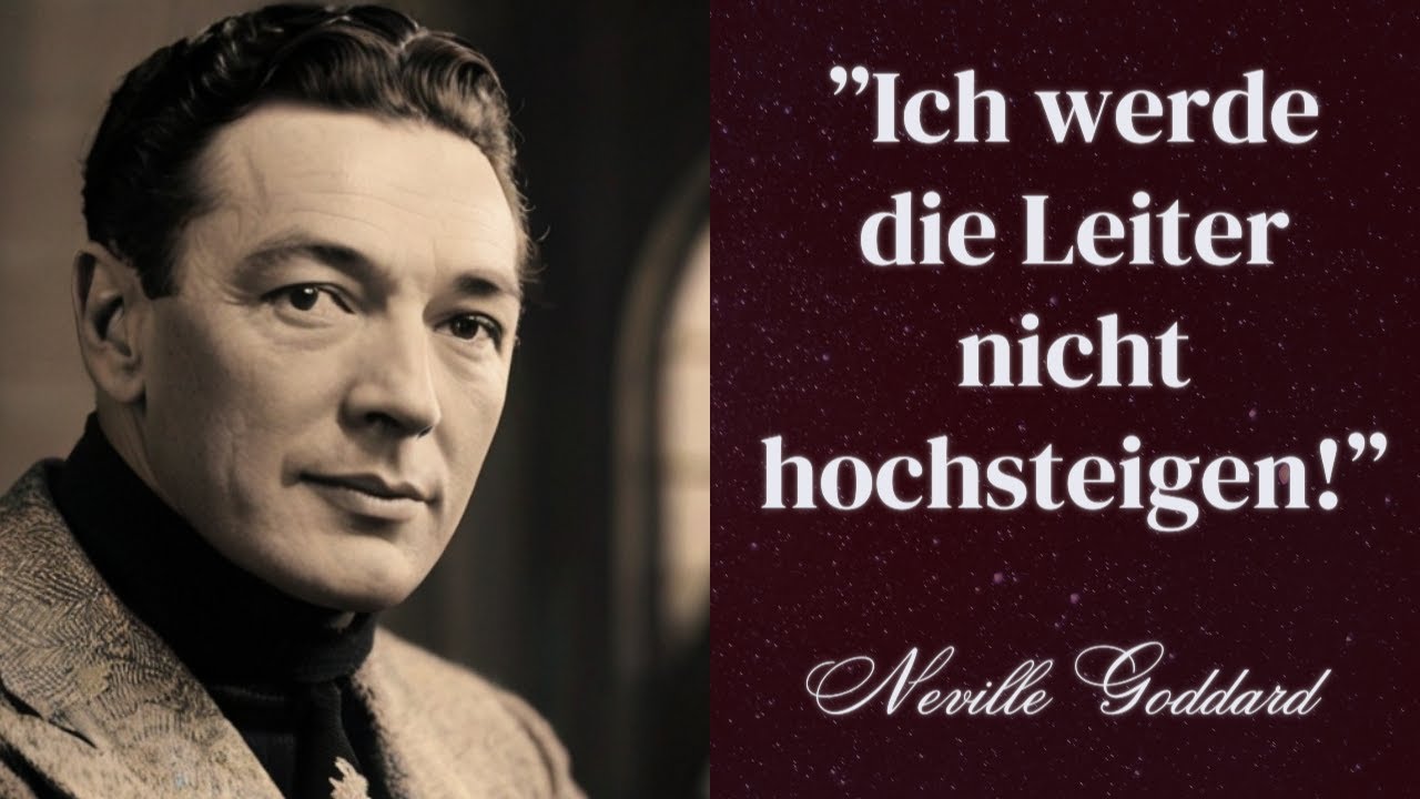 Die 'Ich werde die Leiter nicht hochsteigen' Methode von Neville Goddard - Genial EINFACH!