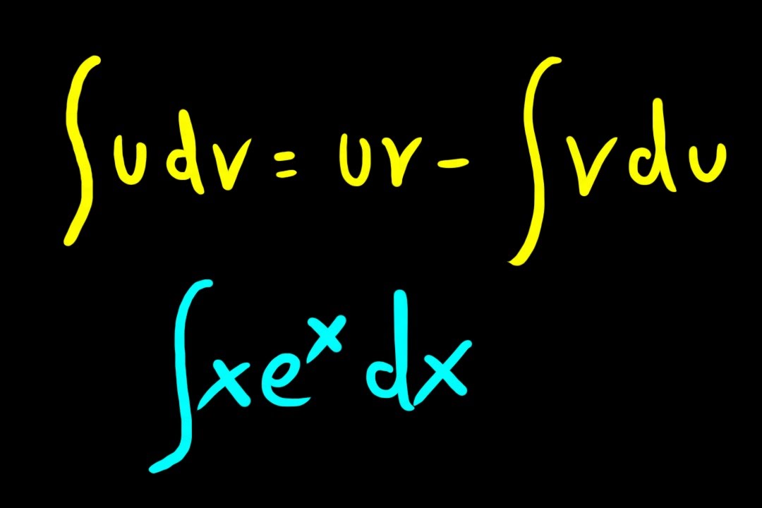 Integral por partes exemplo explicado