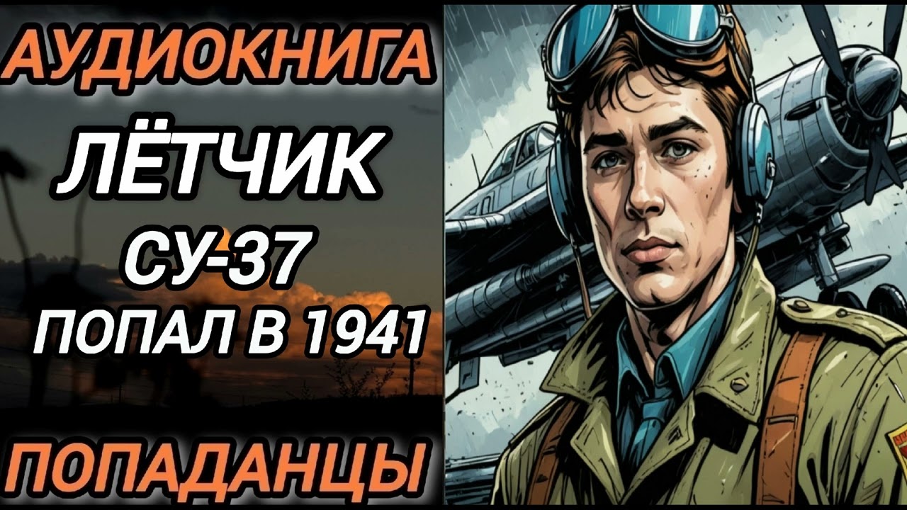 Аудиокнига ПОПАДАНЦЫ В ПРОШЛОЕ: ЛЁТЧИК СУ 37 ПОПАЛ В 1941