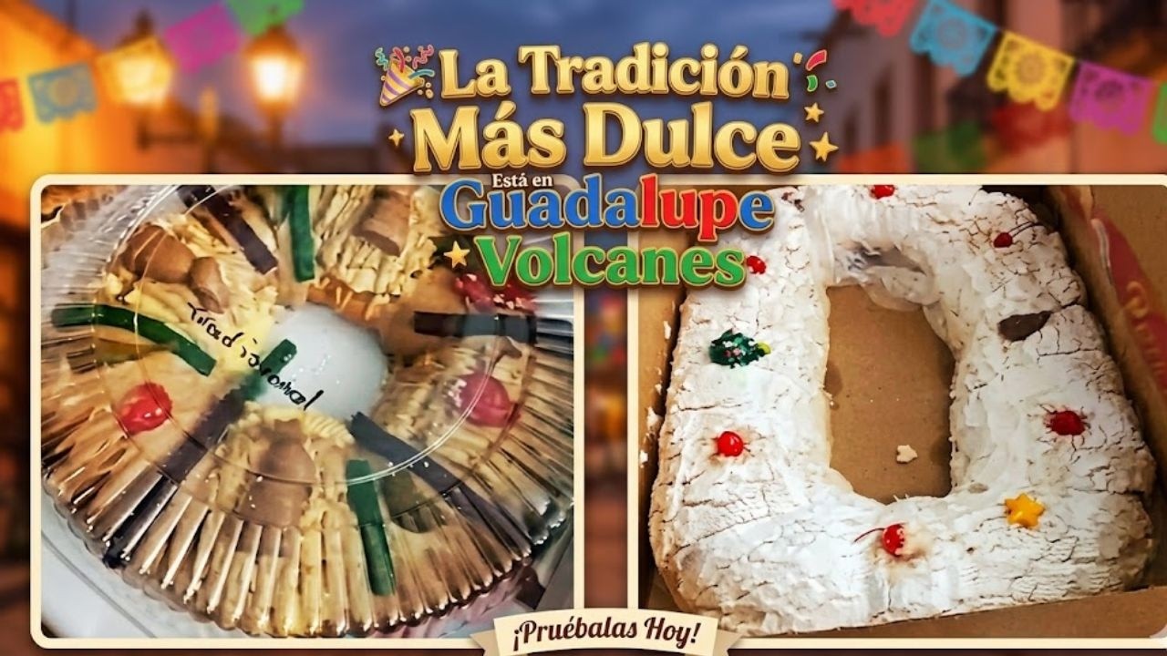 ricas roscas de reyes panadería Guadalupe volcanes