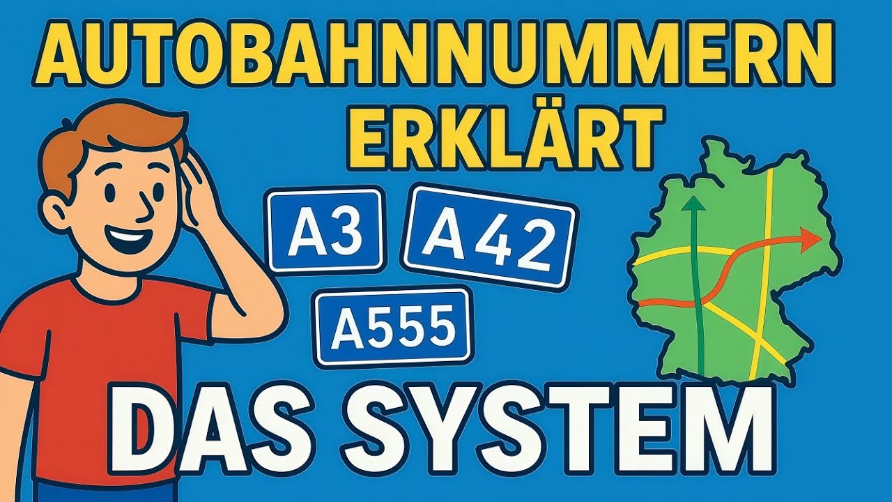 Autobahnnummern erklärt: So funktioniert das System in Deutschland