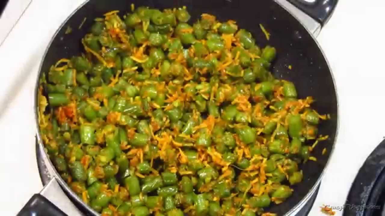 Green beans sabzi by crazy4veggie.com