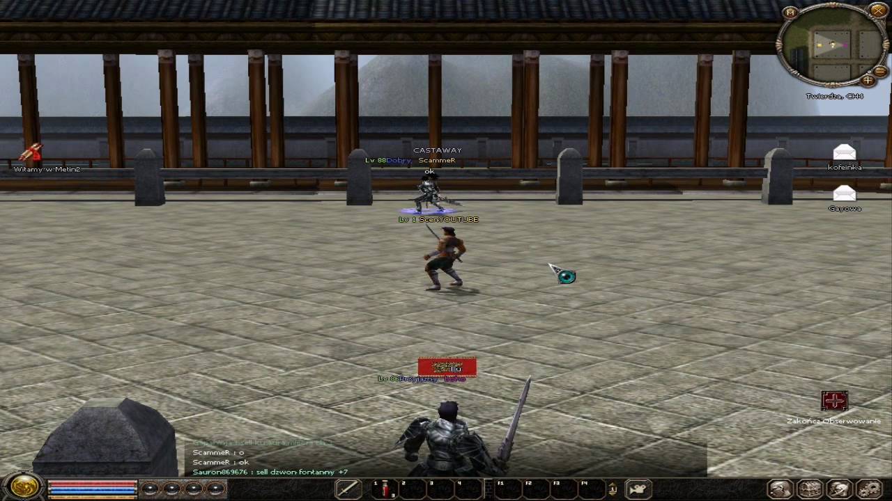 Metin2.PL Twierdza Walka PVP Scammer vs boho